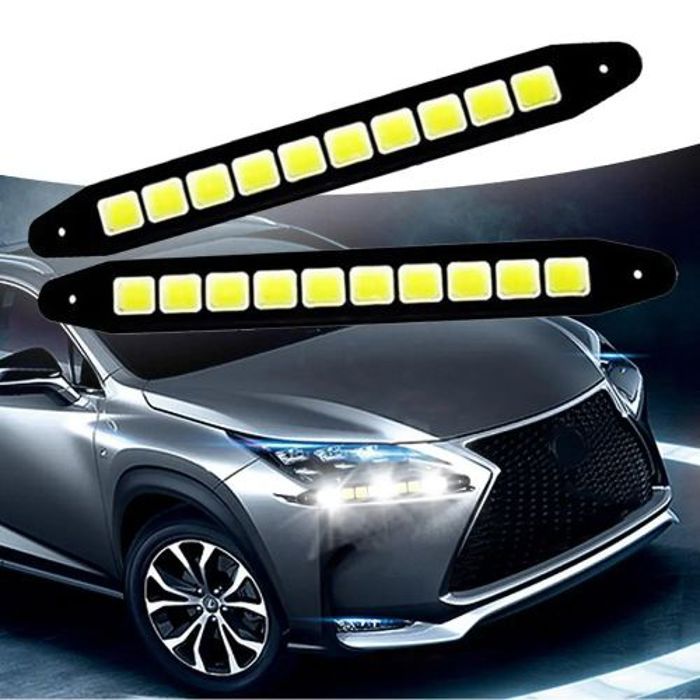 2 pièces Barre lumineuse de voiture à LED,éclairage de conduite
