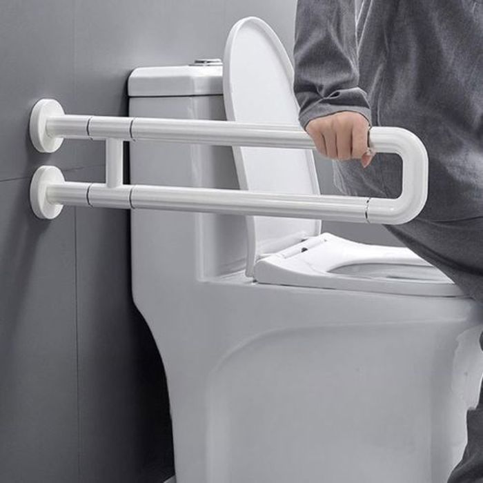 Poignée de sécurité des toilettes murale pour personnes âgées et infirmes