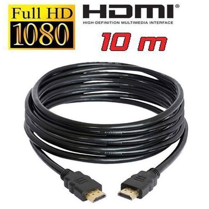 Câble HDMI 10M mètre pour ordinateur télévision PS4 PS3, Xbox 360, PC connexion HDMI, tels que XBOX 360, PS3, BlueRay, Tv pl, LCD