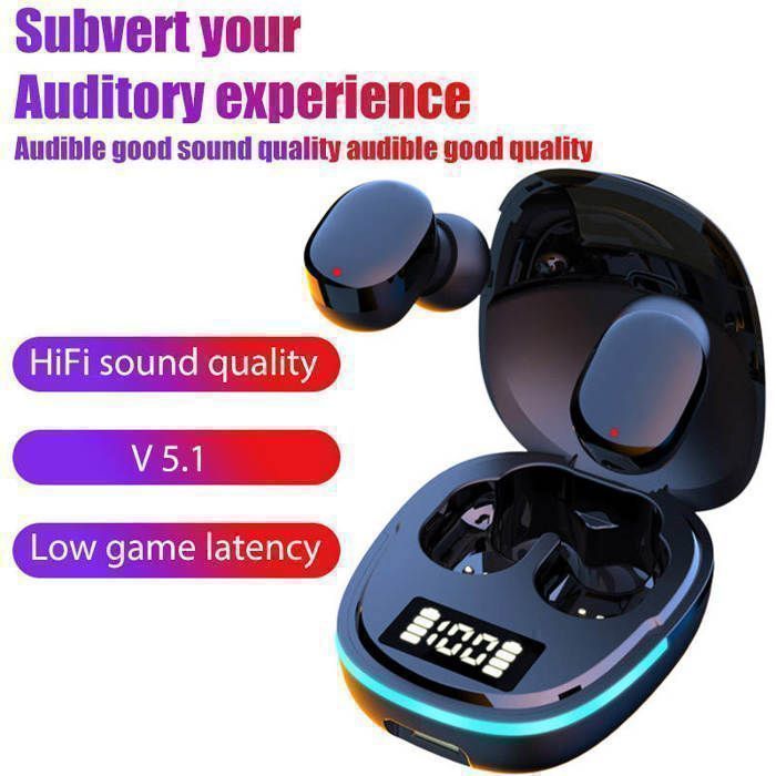Écouteurs sans fil - G9S - G9S TWS - Bluetooth 5.1 - Réduction de bruit - Affichage LED