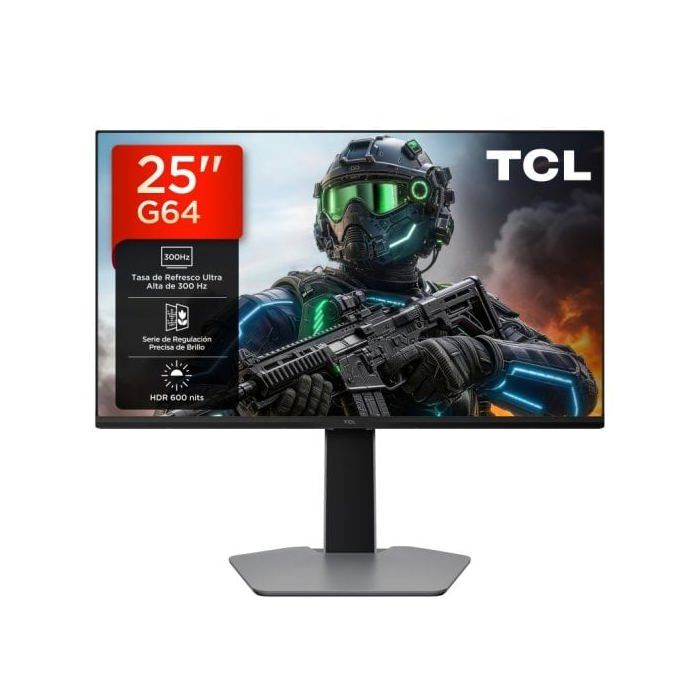 Monitor TCL 25G64 24,5" Mini LED Rapid IPS FHD 300Hz HDR600 FreeSync Premium