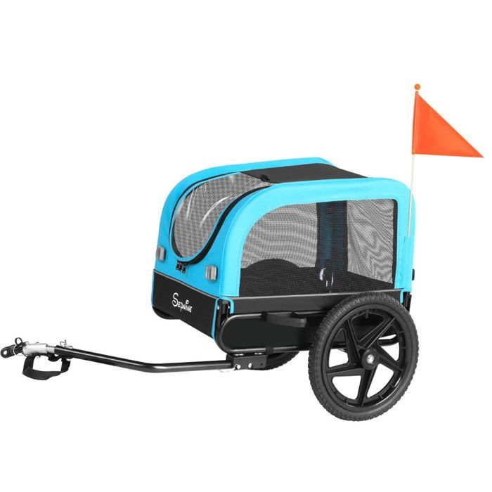 Cykelvagn För Hund SEPNINE 20303N, Anpassad För Små Och Medelstora Hundar, Lätt Att Transportera