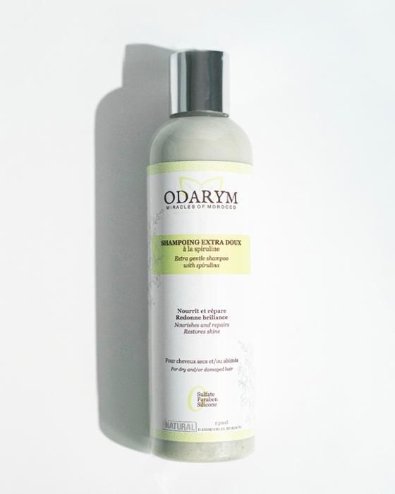 SHAMPOING LIQUIDE EXTRA DOUX À LA SPIRULINE ET À