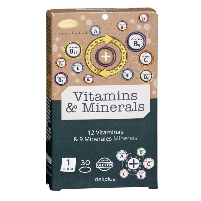 DELIPLUS Vitamines & Minéraux - 30 capsules