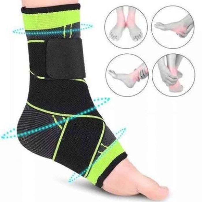 Bande du pied et protège fitness cheville 1 Paire de nylon