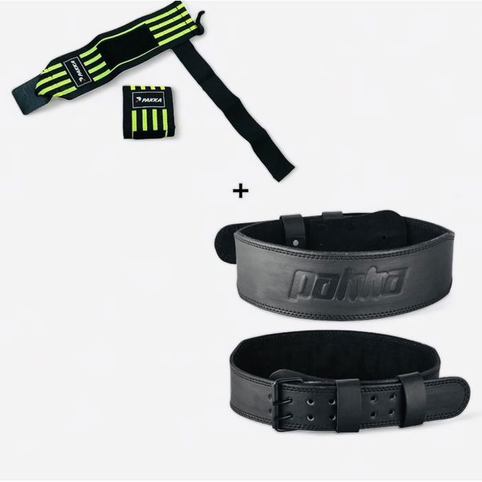 pack de straps+ceinture lombaire de musculation XLARGE