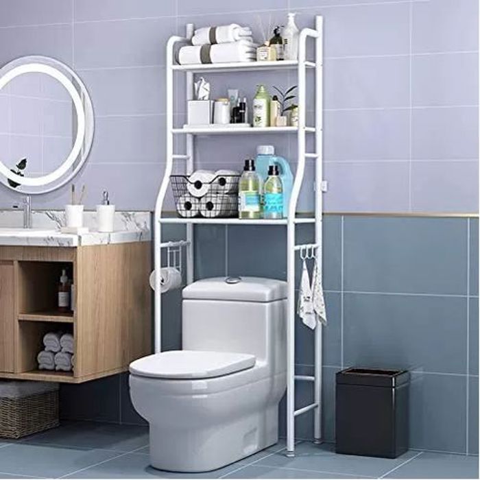 Organisateur De Salle De Bain Sur Le Porte Toilettes À 3 Couches