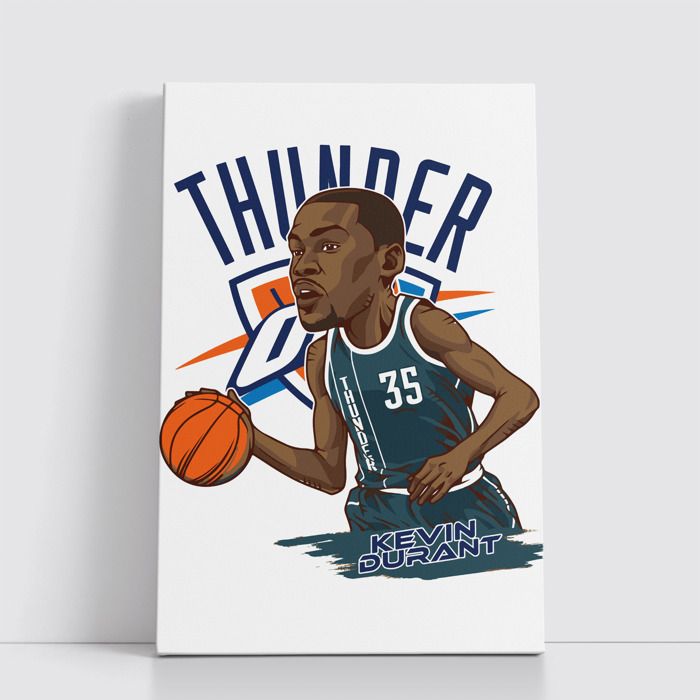 Tableau NBA sur Toile – Affiche Murale 25x40 cm avec Équipes et Joueurs Légendaires du Basket 2