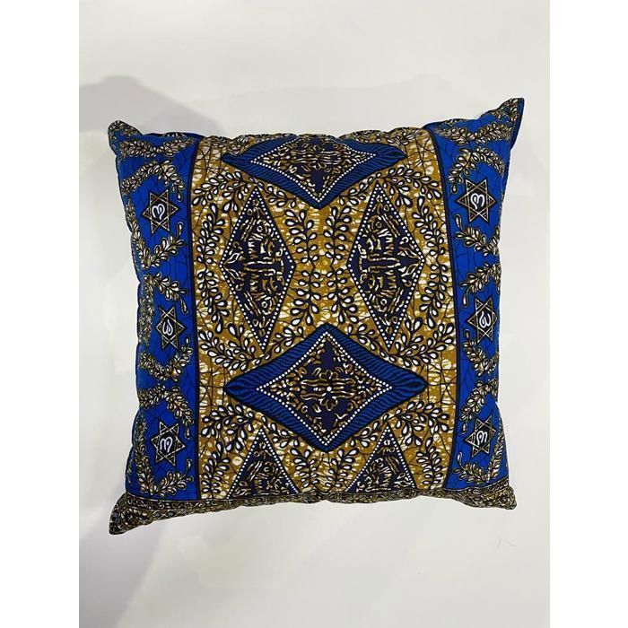 Coussin - Wax Africain - n°8 - 50 x 50 cm - Ethnique - Intérieur
