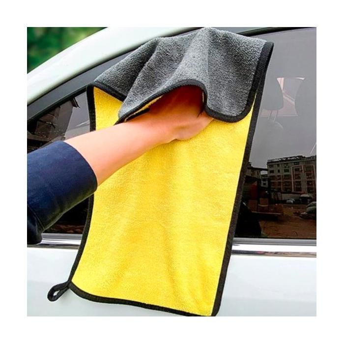Chiffon de nettoyage et lavage pour voiture, Serviette absorbante en microfibre