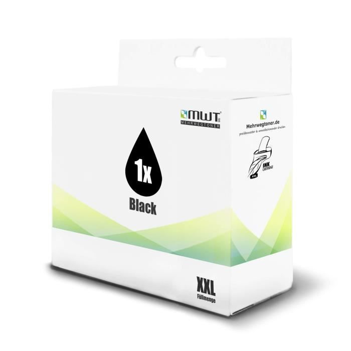 Bläckpatron - MEHRWEGTONER - HP 339 / C8767EE - Svart - XL 30 ml - Förpackning 1