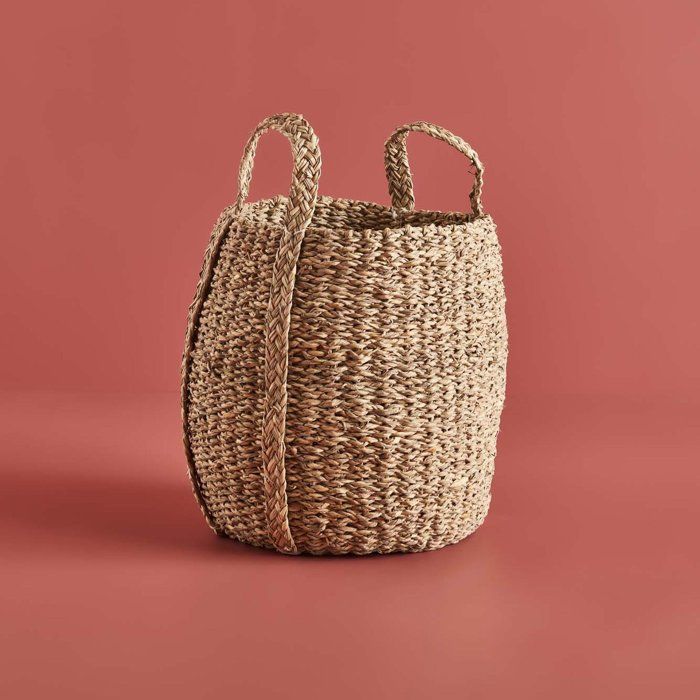 Panier - BELLA MAISON - Genny - Paille - 33x31 cm - Marron