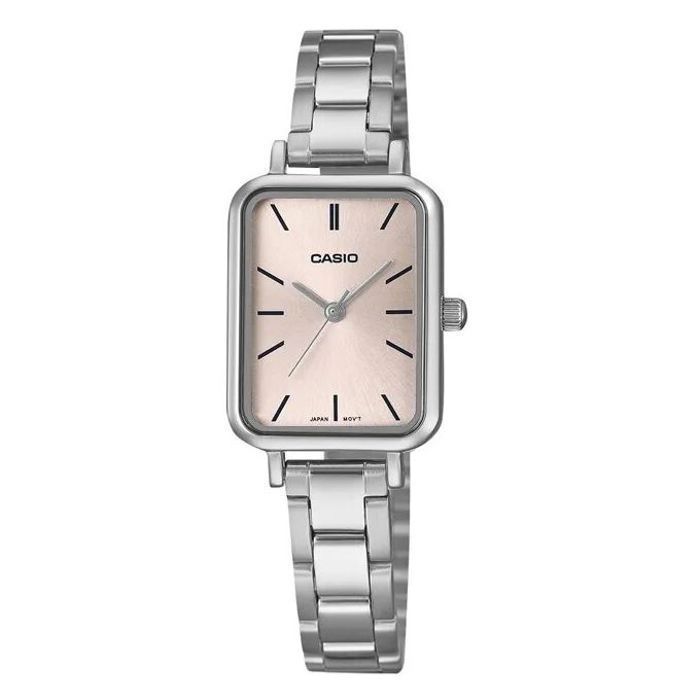 Montre - Casio - LTP-V009D-4E - Acier inoxydable - Cadran rose - Étanchéité 3 Atm