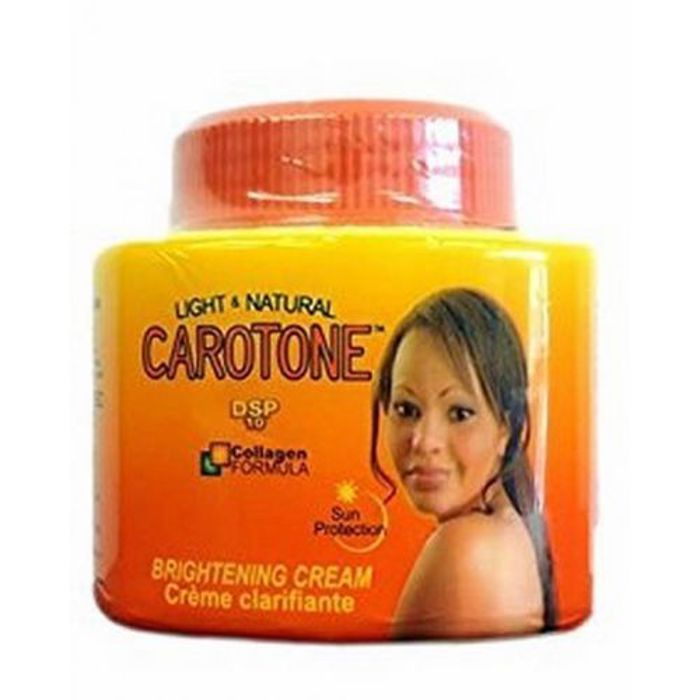 Crème éclaircissante - CAROTONE - 135ml - Protection solaire - Indice 15 - Sans parabène