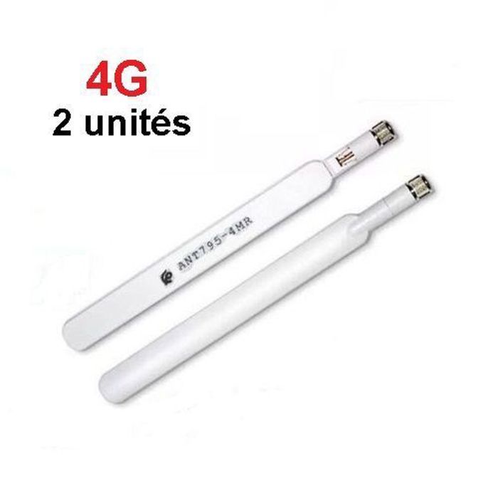2 Antennes Pliable Gaine de Signal SMA Mâle 3G 4G pour tou les Routeur-