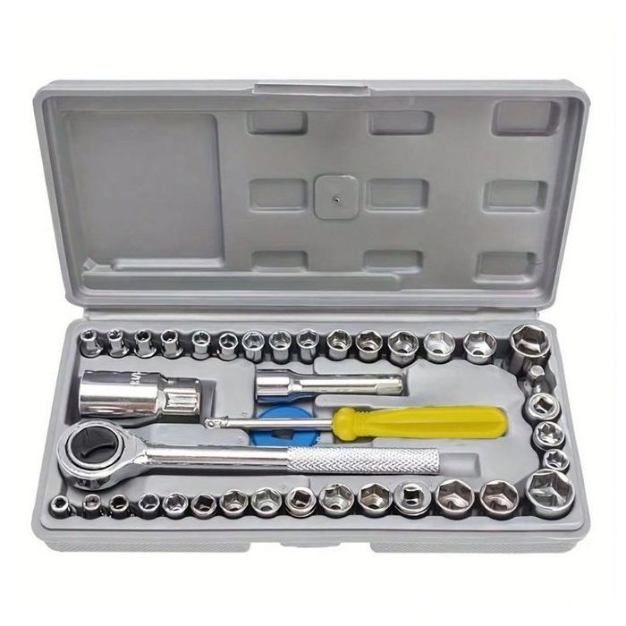 Coffret Clé à douille Manchon Outils de réparation de voiture