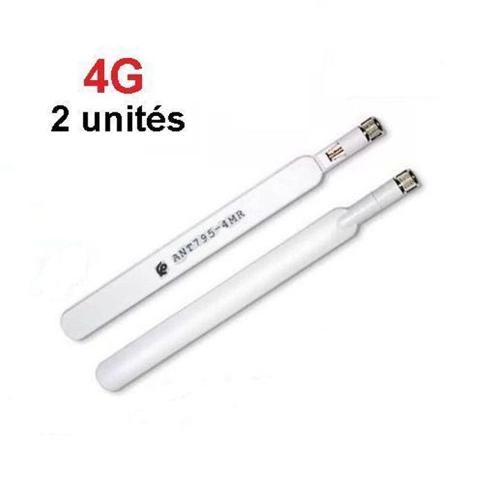 2 Antennes Pliable Gaine de Signal SMA Mâle 3G 4G pour tou les Routeur