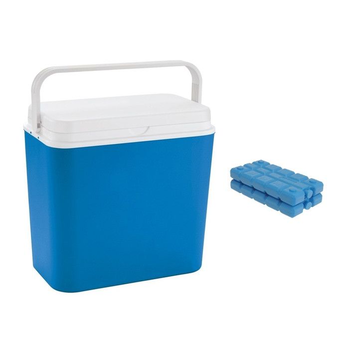 Glacière passive - GENERIC - Atlantic Set 24L - 2 Icebloc - Capacité 24L - Couleur Bleu