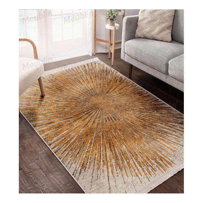Tapis moderne - Meublin - RAYS - 160x230 cm - Anti-tache - Base antidérapante