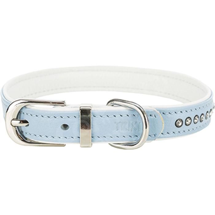 Collier - TRIXIE - Active Comfort s23 - Cuir - Bleu - 23-28 cm