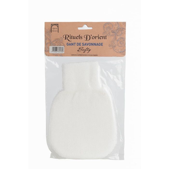Gant de savonnage Softy Blanc