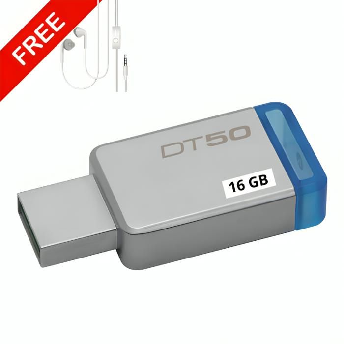 Clé USB 16GB Kingston DataTraveler SE9 + Écouteur Gratuit