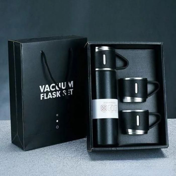 Set Thermos Pour Conserver Les Boissons Chaudes Avec 3 Tasses 500 ml