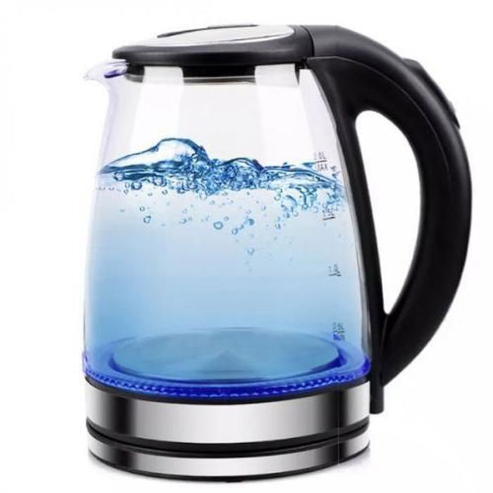 Bouilloire électrique - LED - Verre - 2 Litres - 1800 Watt - Ergonomique