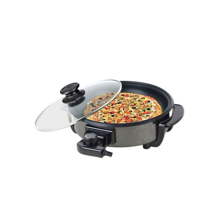Four à pizza - GENERAL - Rond 42 cm - 1500W - Température réglable - Couvercle en verre