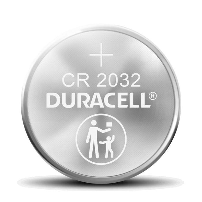 Duracell 2 x Piles CR2032 3V Batterie, Pile Bouton au Lithium 3 volts CR 2032