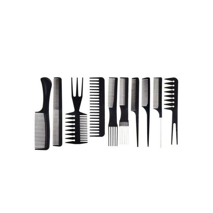 Pack de 10 Peignes - Hair Comb Set Professional