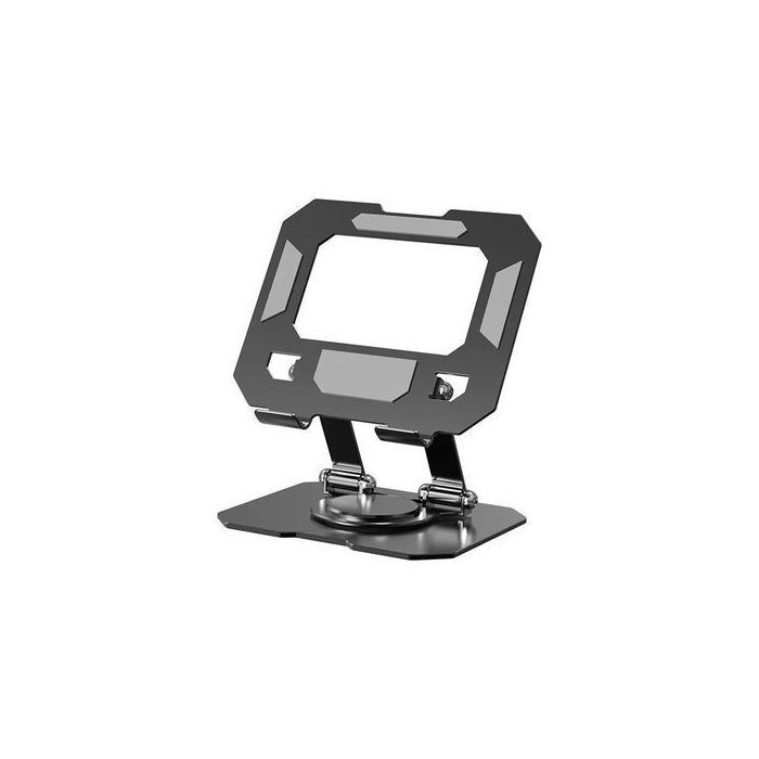 Support de Tablette en Aluminium, Rotatif 360, pliable pour Téléphones, tablettes, iPad - Noir