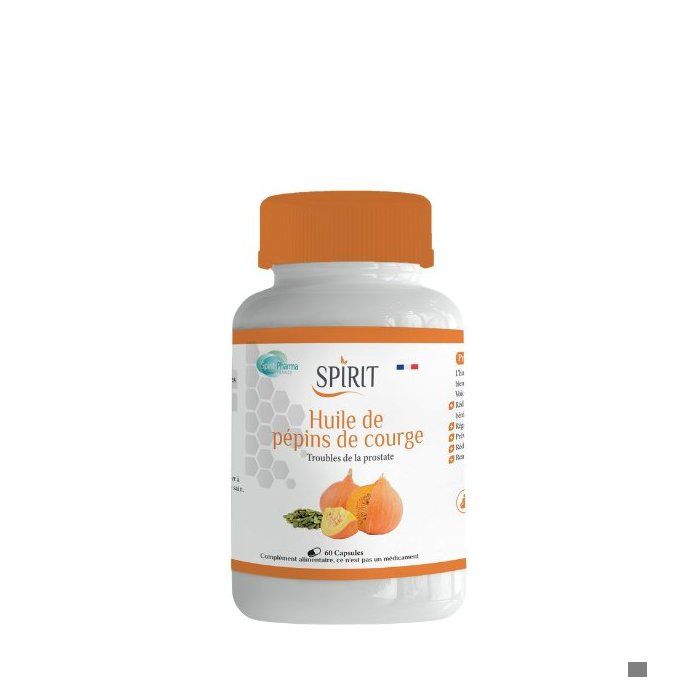 Spirit Huile de Pépins de Courge 60 Capsules