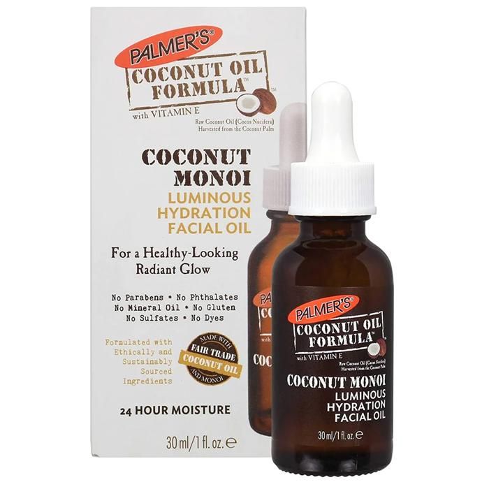 Huile Faciale - PALMER'S - Monoi Luminous Hydration - 30ml - Non Gras - Tous Types de Peau