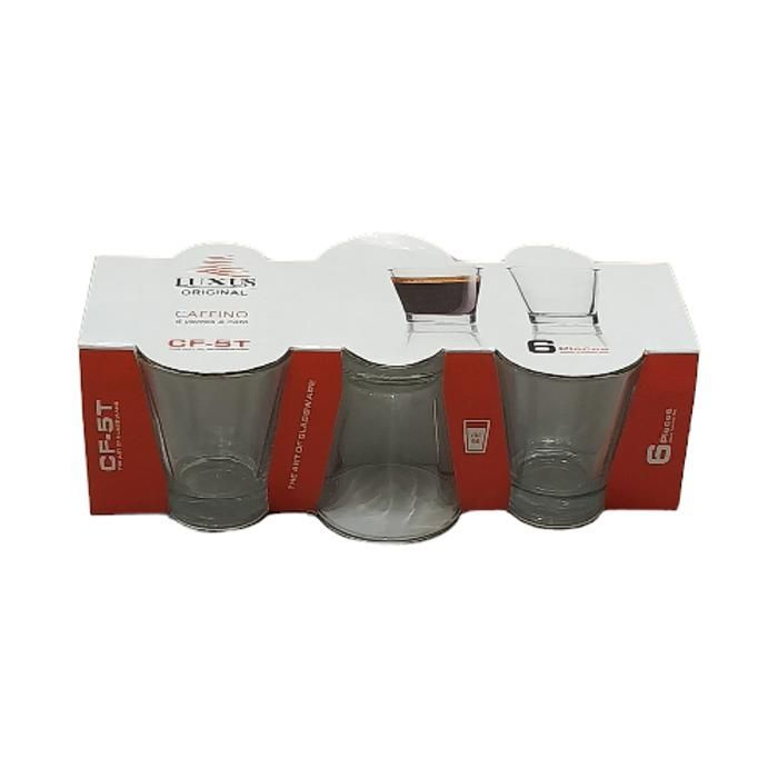6 VERRES à CAFE 9CL CAFFEINO