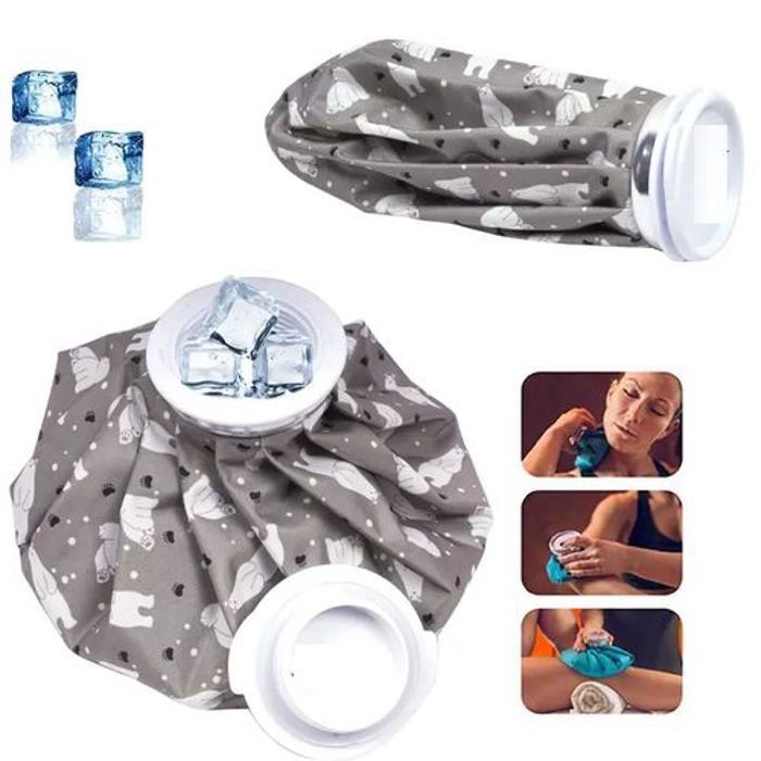 Vessie de Massage sur Glace pour Blessures Sportives et Soulagement de la Douleur couleur et motif aleatoire