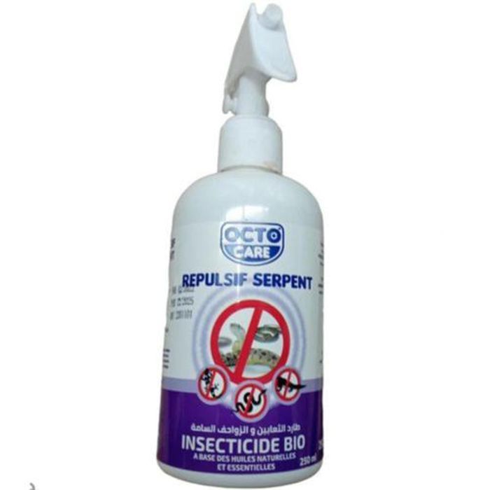 Octo care Répulsif serpent ,vipères , couleuvres , aspics 250ML