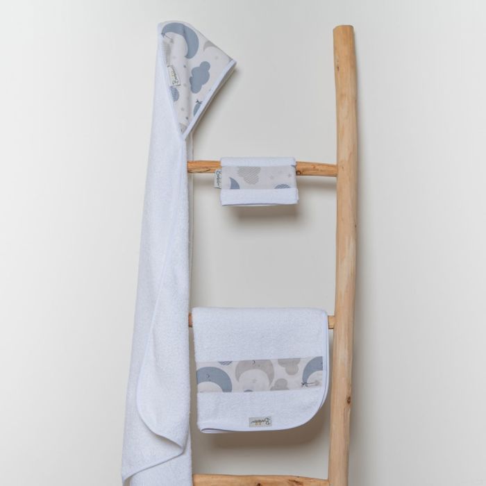 Set de bain Lune et nuage