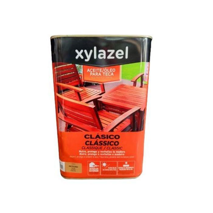 XYLAZEL Huil de Teck Protection pour tout type de bois 5L Incolore-483
