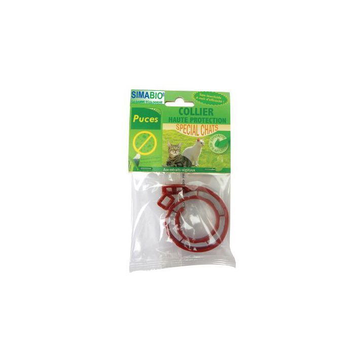 Collier Haute Protection contre Puces Spécial Pour Chat - INSECTIFUGE répulsif