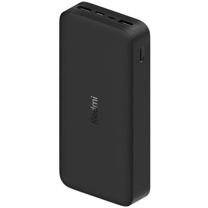 XIAOMI - Redmi Batterie Portable à charge rapide - 20000 mAh - Noir
