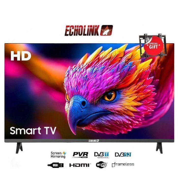 Smart TV 32" - ECHOLINK - Android 14 - HD Ready - Récepteur Intégré - 3 HDMI Ports