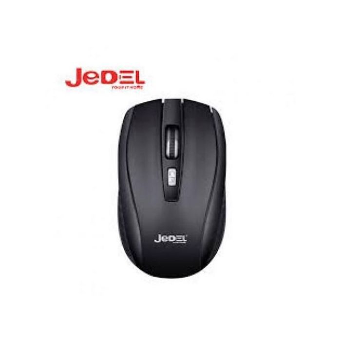 Jedel Souris Optique sans fil 6D W550 Laser 1600 DPI 10M 2.4Ghz 6 boutons