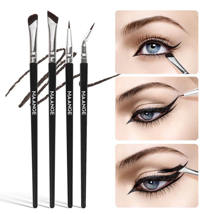 Pinceaux de maquillage - Non spécifié - 4pcs - Précision - Doux - Polyvalent