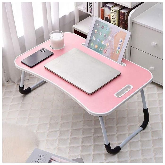 Table de lit pour Ordinateur Portable pliant Multifonction avec Poignée