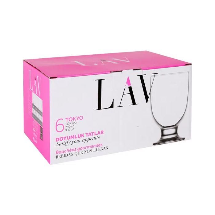 6 VERRE A PIED TOKYO 290CC TOK 520 LAV