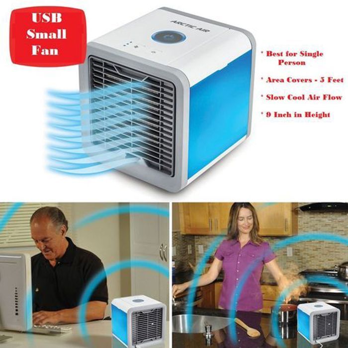 Refroidisseur d'Air Ventilateur évaporatif d'Air Humidificateur et Purificateur pour Bureau