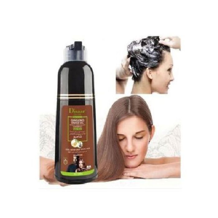 Disaar shampoing colorant pour couvrir les cheveux blancs en marron, couleur est belle