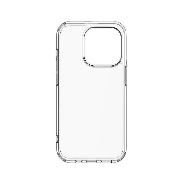 Coque souple QDOS pour iPhone 15 Pro - Transparent - Protection anti-jaunissement, chocs et rayures