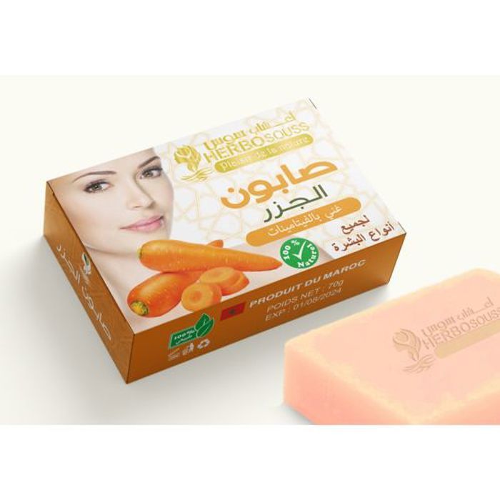 Savon du carotte riche en vitamines
